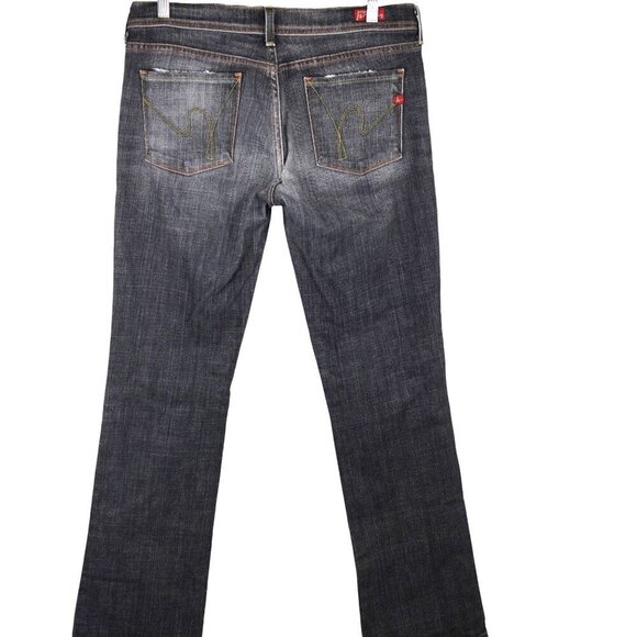 COH‎ Citizens Of Humanity Ingrid Cut Low Waist Flair Stretch Jeans Size 30 - Picture 4 of 7